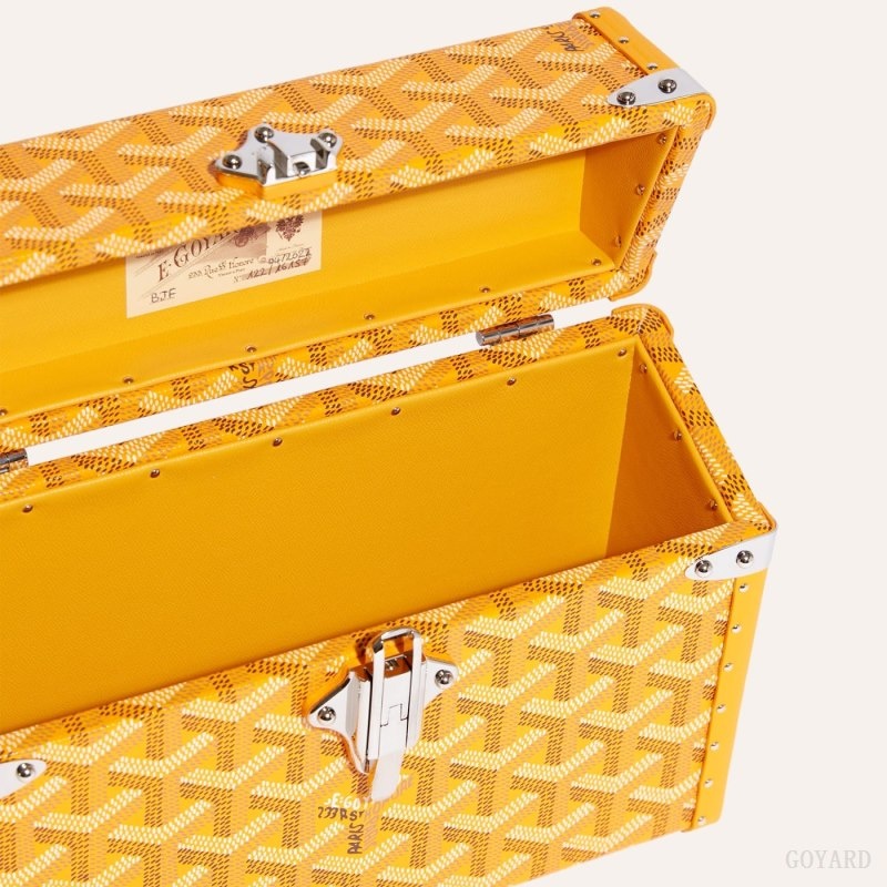 Goyard Cassette Trunk Bag Gul | YKXY7508