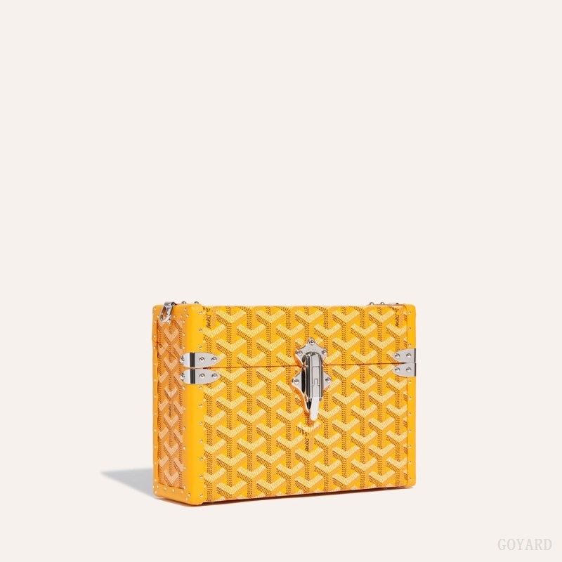 Goyard Cassette Trunk Bag Gul | YKXY7508