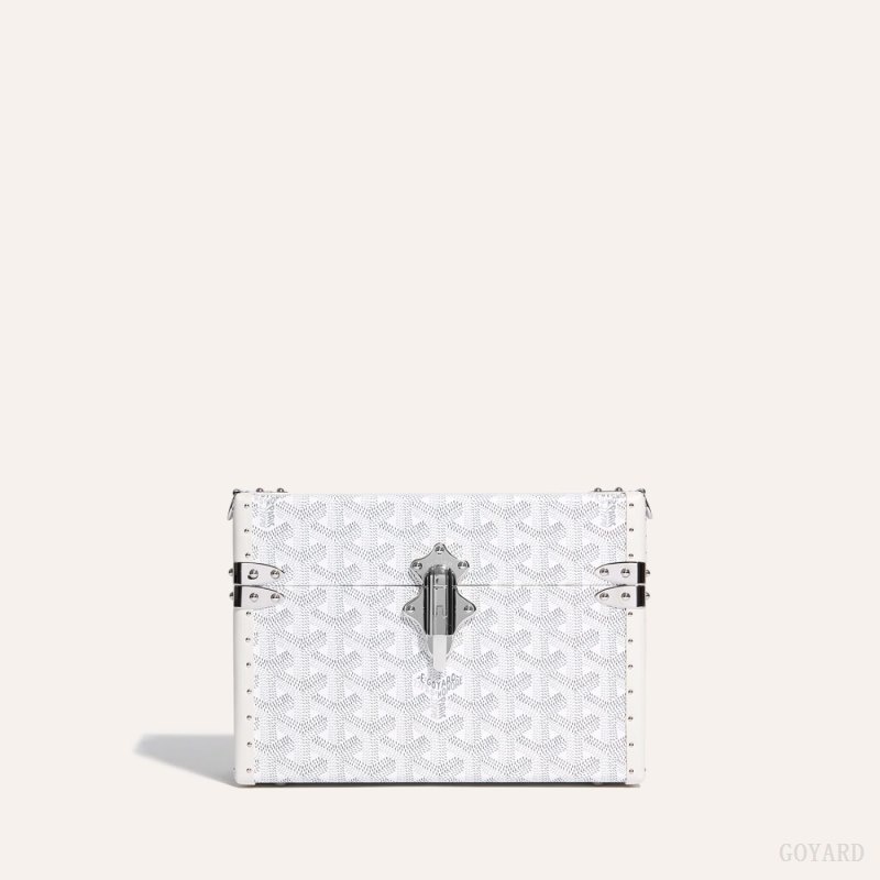 Goyard Cassette Trunk Bag Hvite | CLKG2986