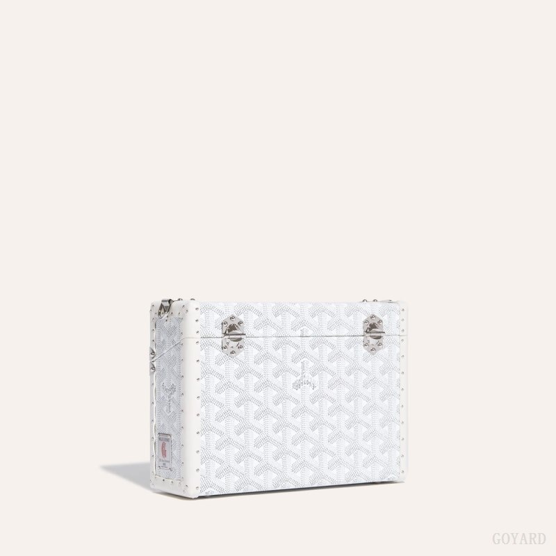 Goyard Cassette Trunk Bag Hvite | CLKG2986