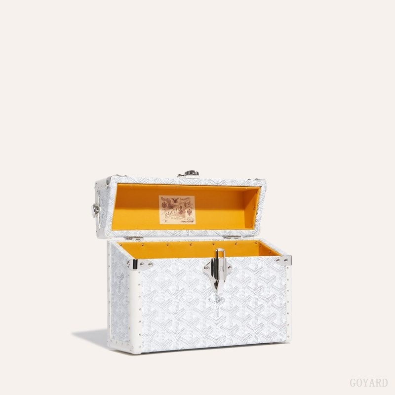 Goyard Cassette Trunk Bag Hvite | CLKG2986