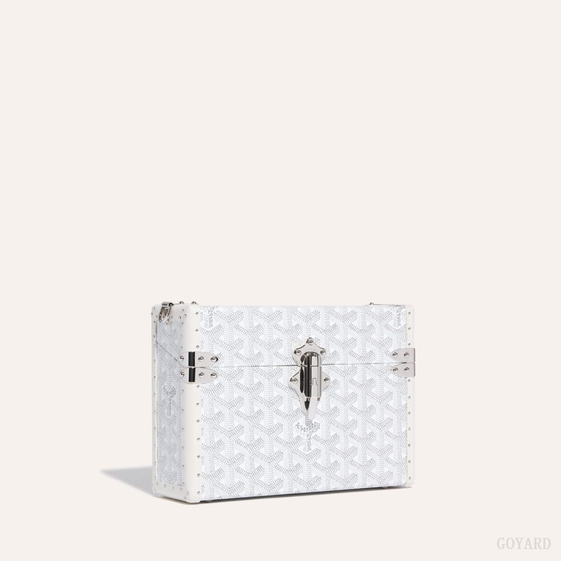 Goyard Cassette Trunk Bag Hvite | CLKG2986