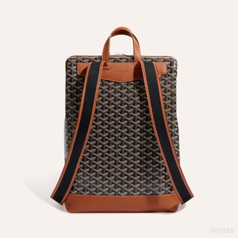 Goyard Cisalpin Backpack Svarte Brune | FQPS8805