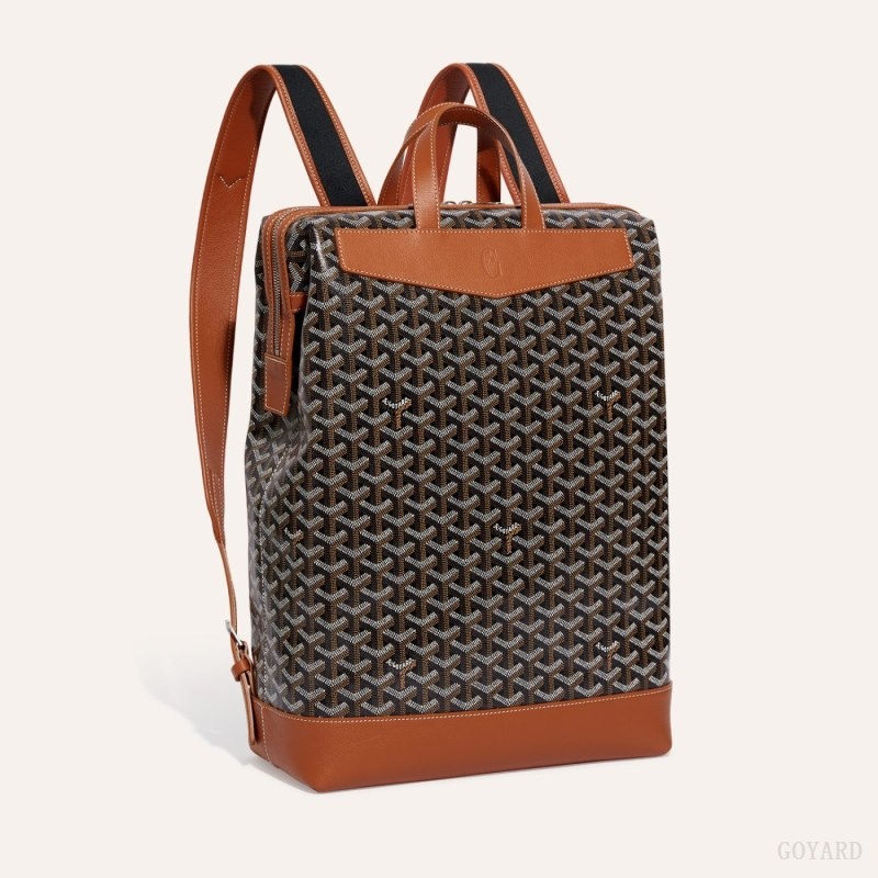 Goyard Cisalpin Backpack Svarte Brune | FQPS8805