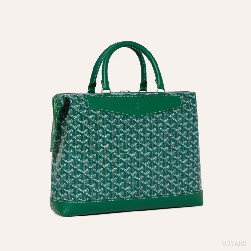 Goyard Cisalpin Document Case Grønn | AZIU2503