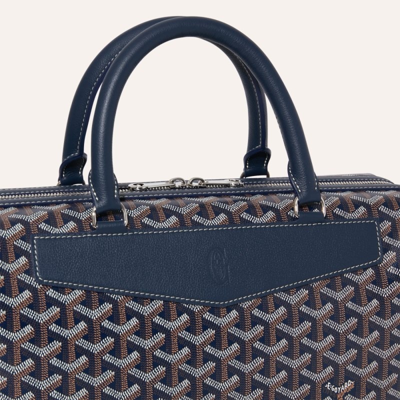 Goyard Cisalpin Document Case Marineblå Blå | DLQK4468