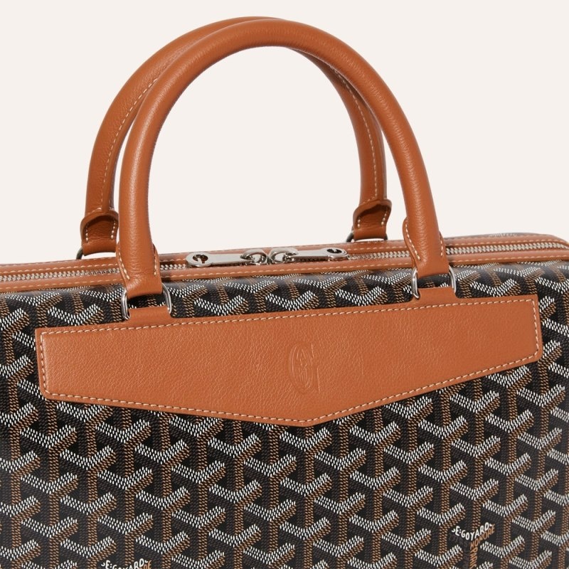 Goyard Cisalpin Document Case Svarte Brune | RXMZ9474