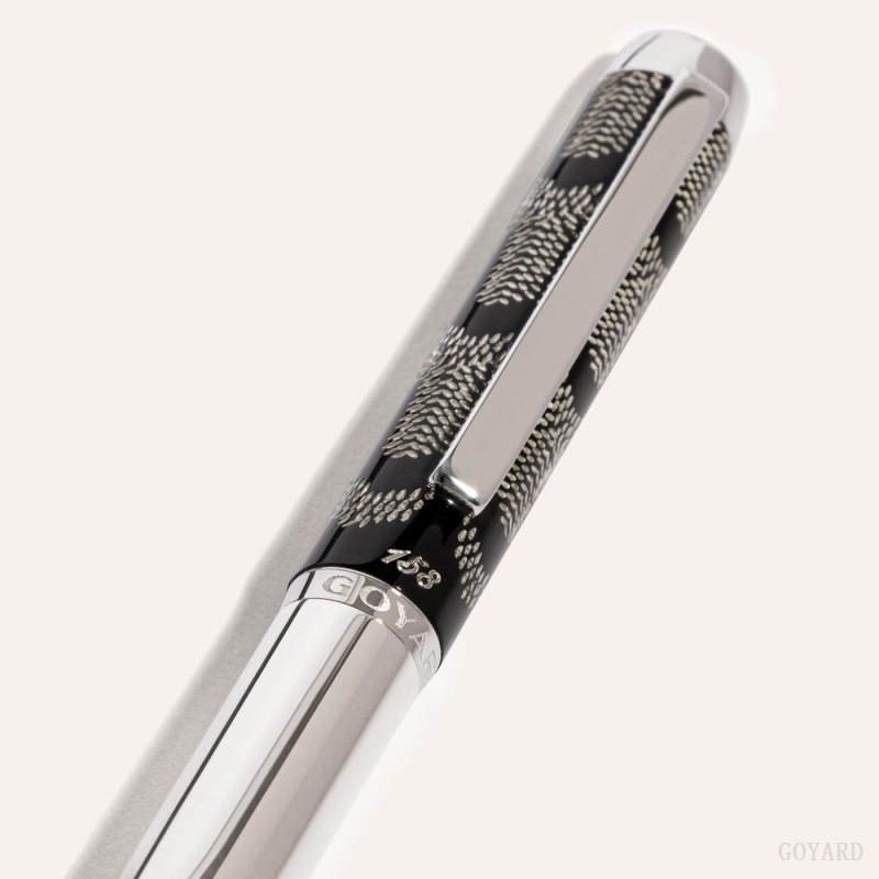 Goyard Clamecy Fountain Pen Svarte | XGIP9582