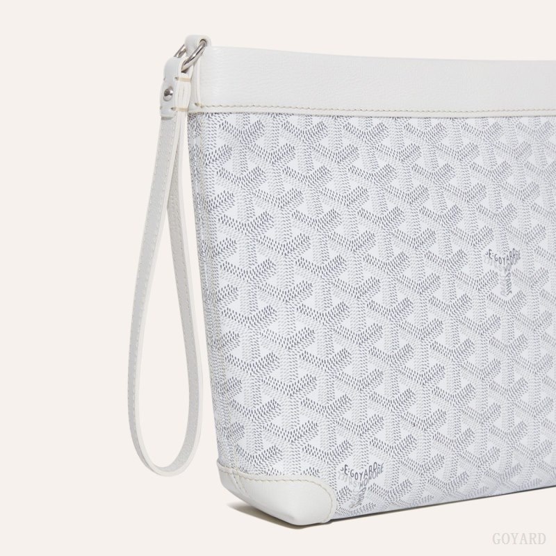 Goyard Conti pouch Hvite | RQNZ0910