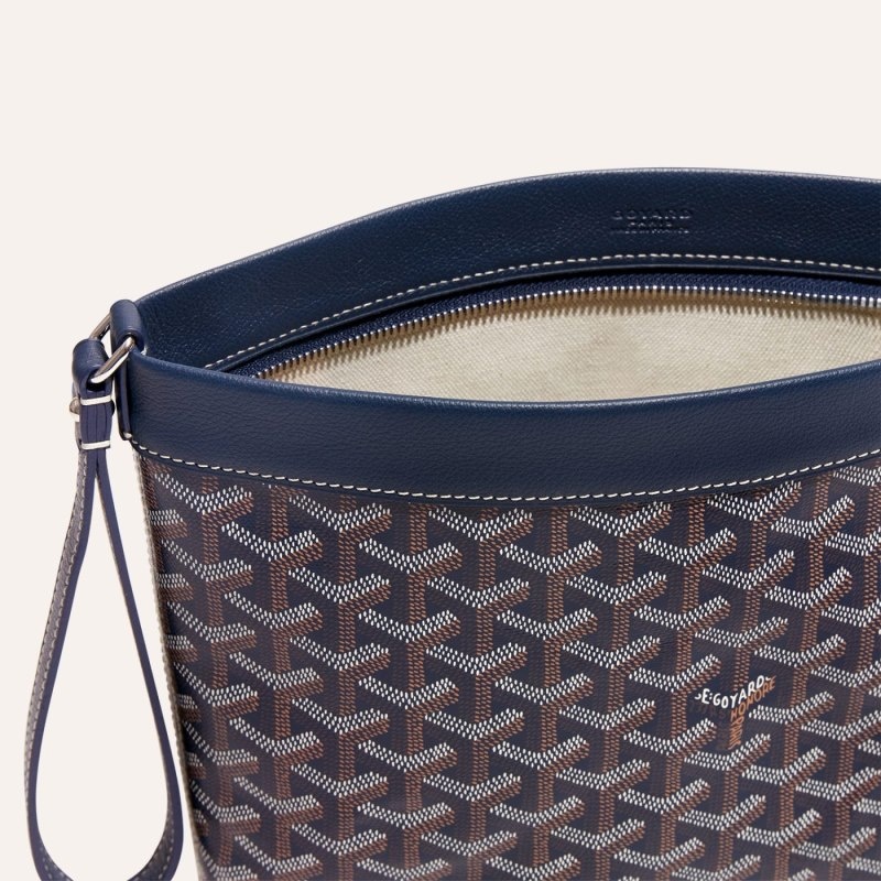 Goyard Conti pouch Marineblå Blå | NJLX0483