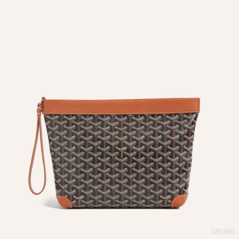 Goyard Conti pouch Svarte Brune | VFRG1535