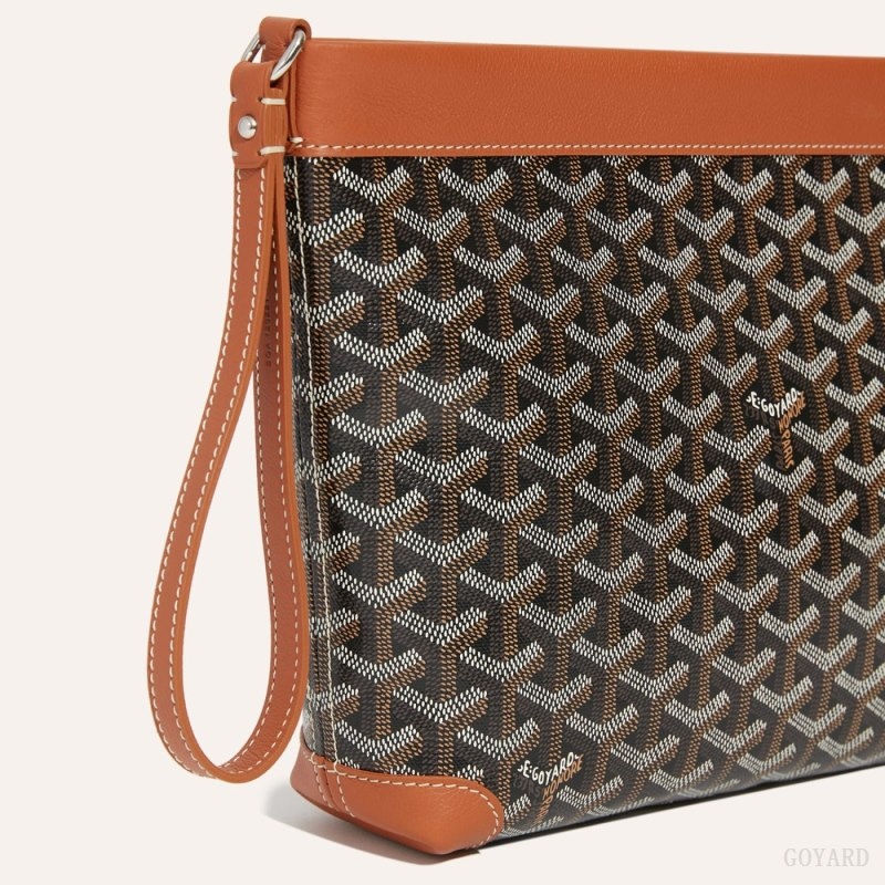 Goyard Conti pouch Svarte Brune | VFRG1535