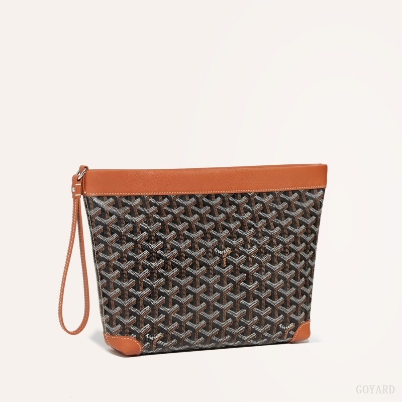 Goyard Conti pouch Svarte Brune | VFRG1535