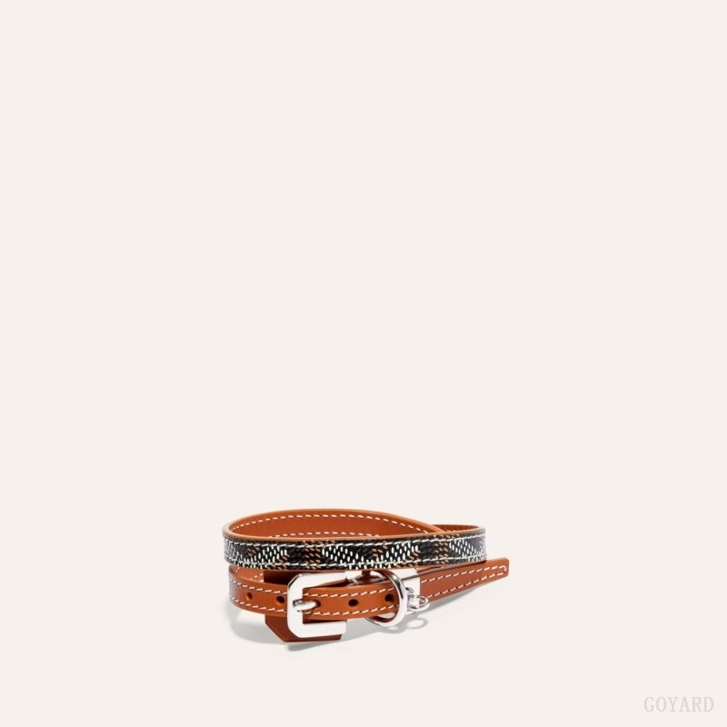 Goyard EDMOND BRACELET Svarte Brune | YPRP2651