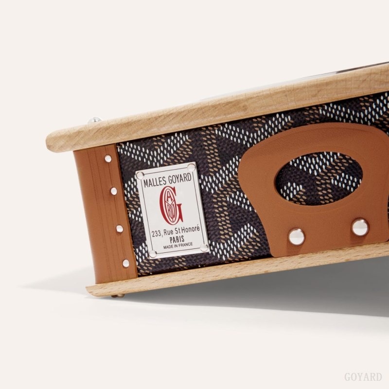 Goyard EDMOND DOUBLE BOWL Svarte Brune | BXVY8533