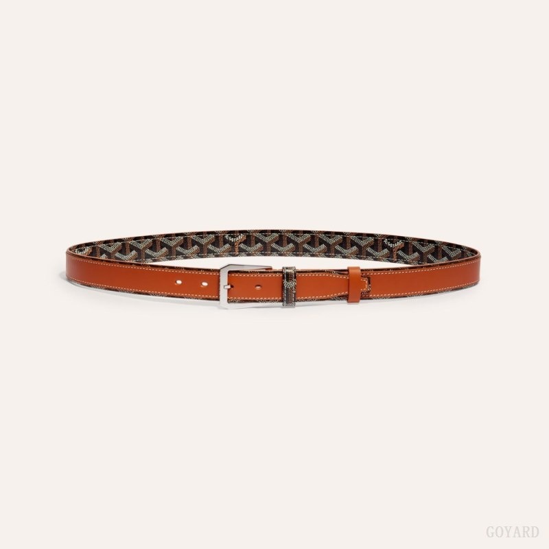 Goyard FREGATE BELT Svarte Brune | SIFY0517