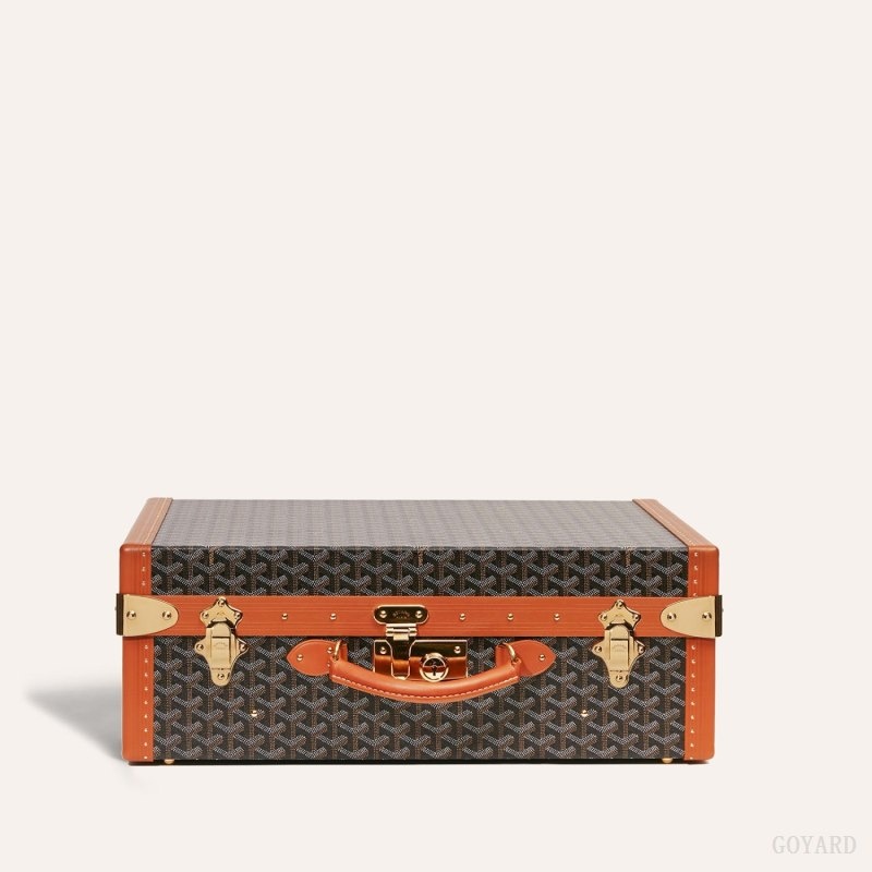 Goyard GRAND HÔTEL 50 CASE Svarte Brune | UATN0472