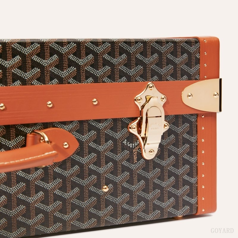 Goyard GRAND HÔTEL 50 CASE Svarte Brune | UATN0472