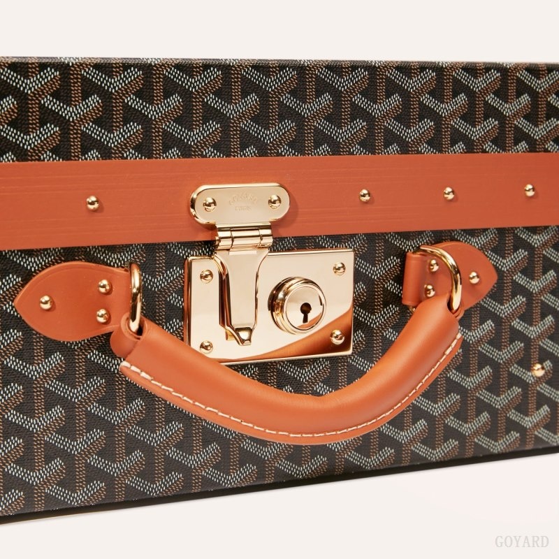 Goyard GRAND HÔTEL 50 CASE Svarte Brune | UATN0472