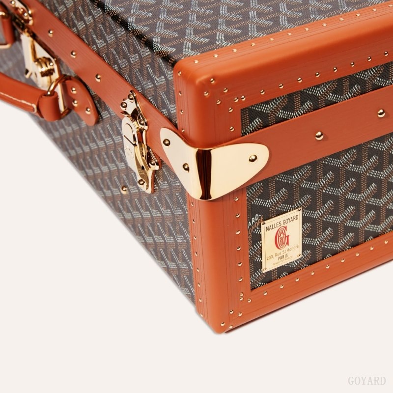 Goyard GRAND HÔTEL 50 CASE Svarte Brune | UATN0472