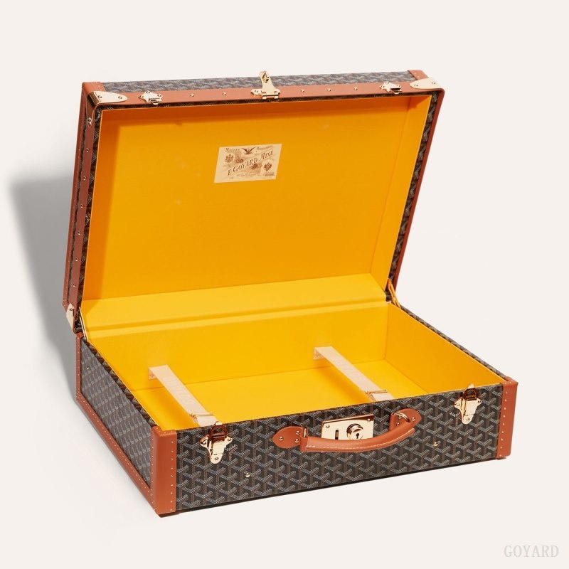 Goyard GRAND HÔTEL 55 CASE Svarte Brune | RKID9997