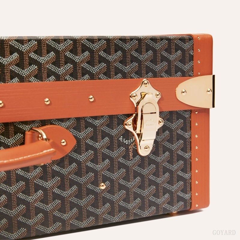 Goyard GRAND HÔTEL 55 CASE Svarte Brune | RKID9997