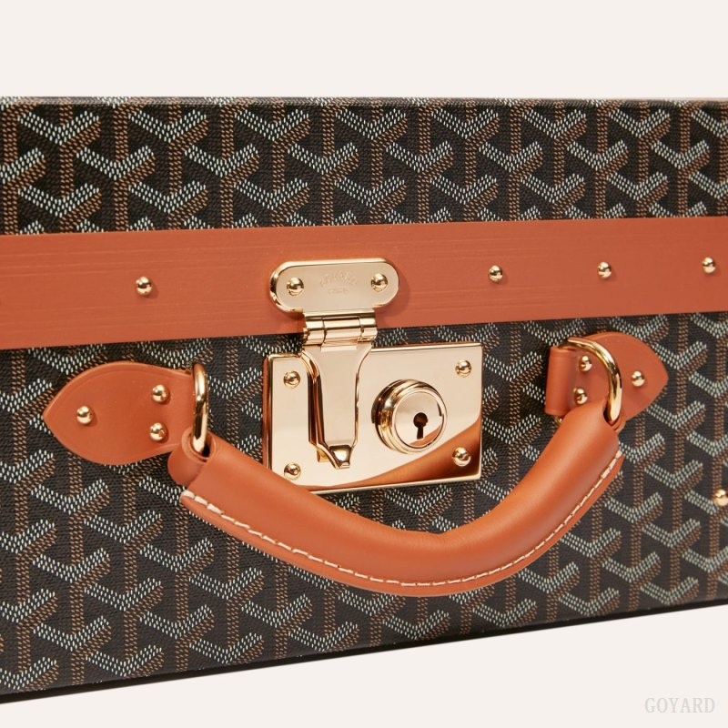 Goyard GRAND HÔTEL 55 CASE Svarte Brune | RKID9997