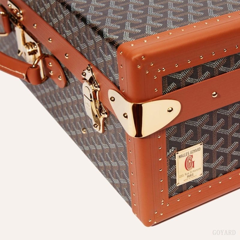 Goyard GRAND HÔTEL 55 CASE Svarte Brune | RKID9997