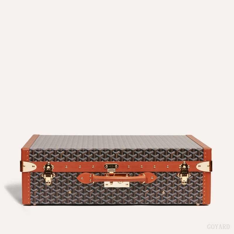 Goyard GRAND HÔTEL 60 CASE Svarte Brune | NBVA7971