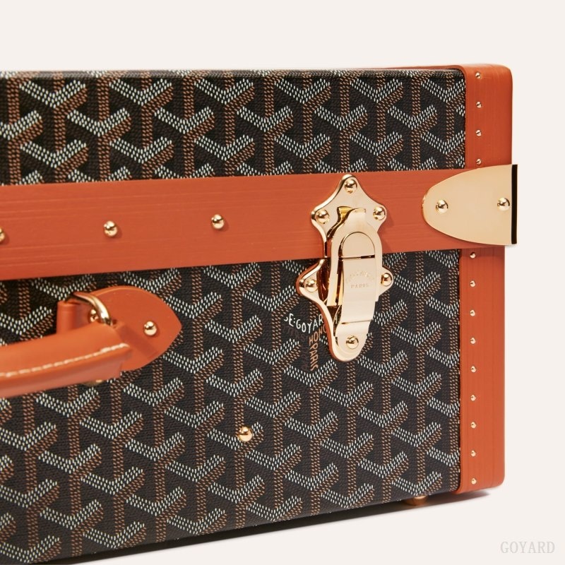 Goyard GRAND HÔTEL 60 CASE Svarte Brune | NBVA7971