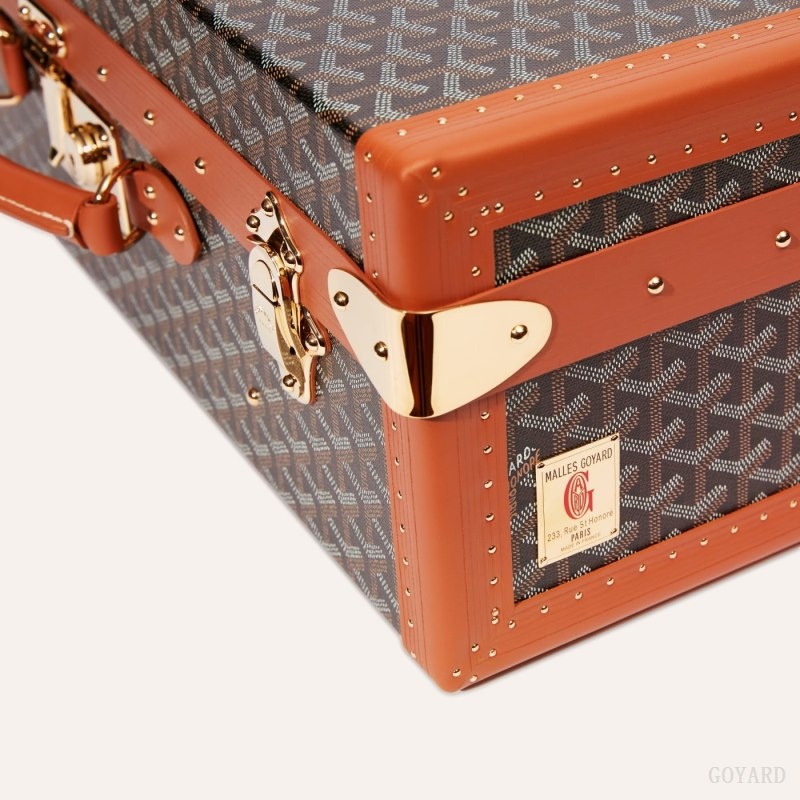 Goyard GRAND HÔTEL 60 CASE Svarte Brune | NBVA7971