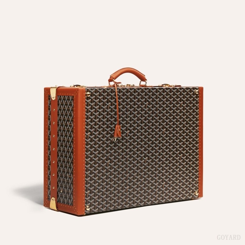 Goyard GRAND HÔTEL 60 CASE Svarte Brune | NBVA7971