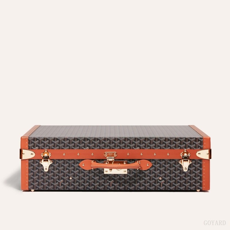 Goyard GRAND HÔTEL 65 CASE Svarte Brune | XAFJ9457