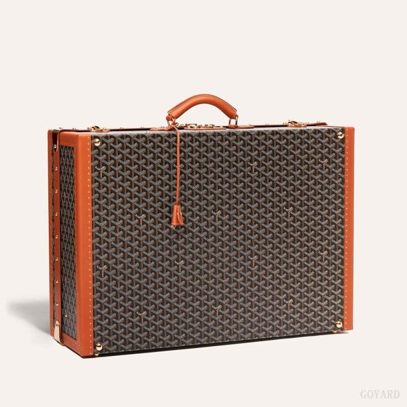 Goyard GRAND HÔTEL 65 CASE Svarte Brune | XAFJ9457