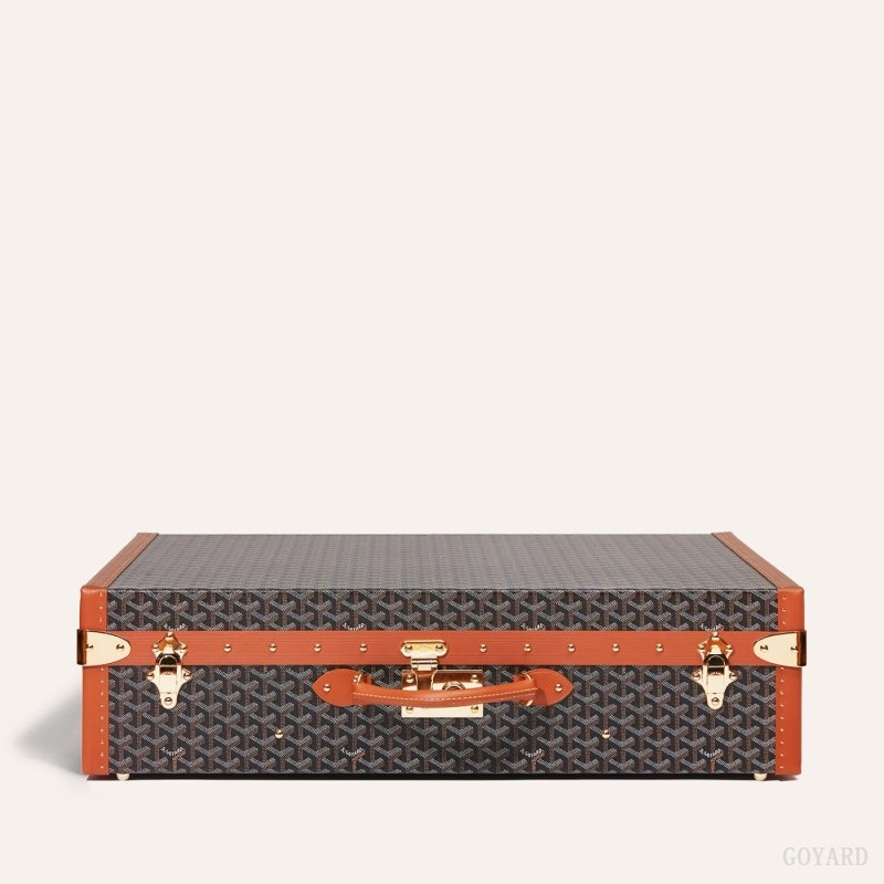 Goyard GRAND HÔTEL 70 CASE Svarte Brune | TYWY0575