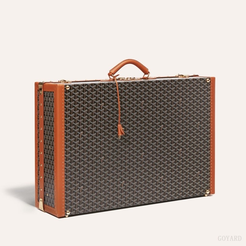 Goyard GRAND HÔTEL 70 CASE Svarte Brune | TYWY0575