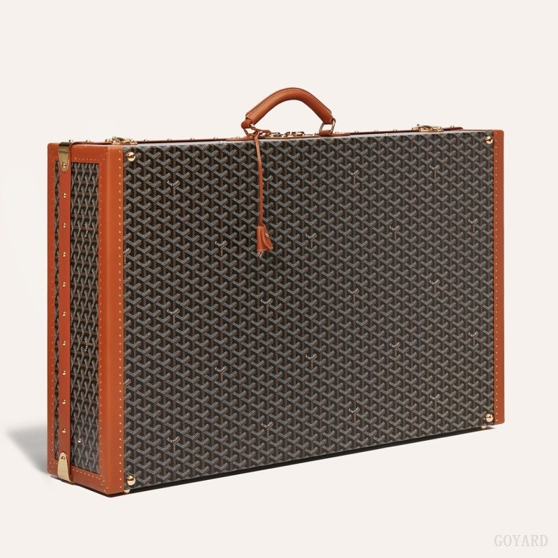 Goyard GRAND HÔTEL 80 CASE Svarte Brune | MAJT7956