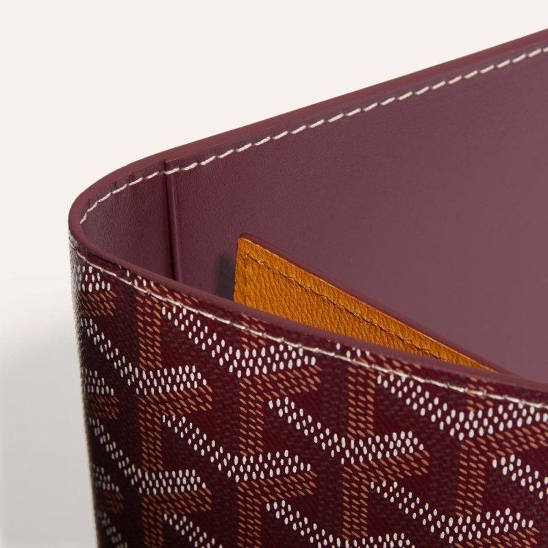 Goyard GRENELLE PASSPORT COVER Burgunder | DXOG0996