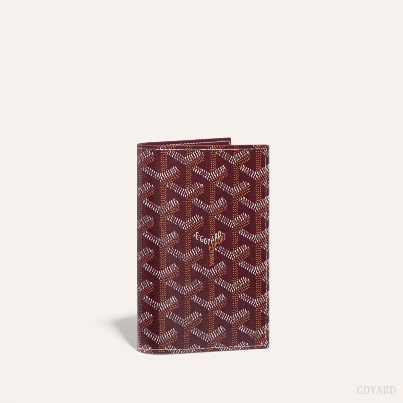 Goyard GRENELLE PASSPORT COVER Burgunder | DXOG0996