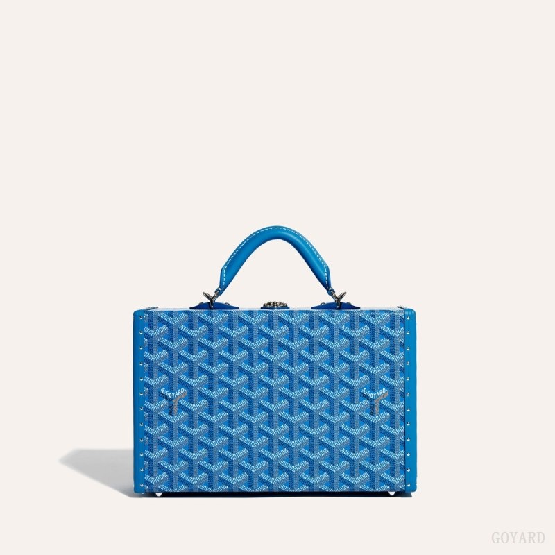 Goyard Grand Hôtel Trunk Bag Blå | VZNJ6515