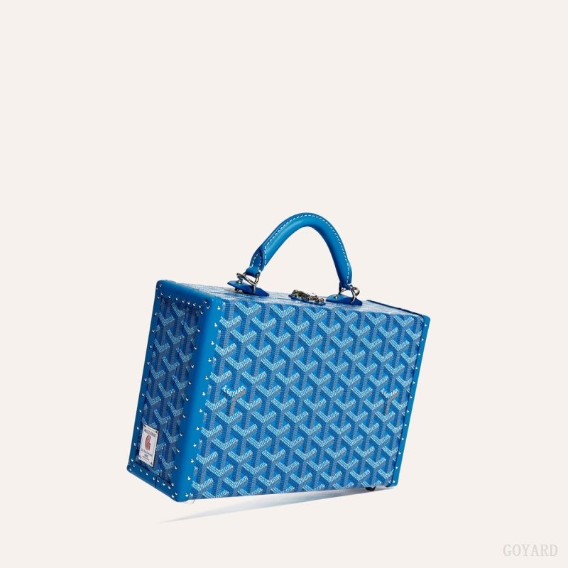 Goyard Grand Hôtel Trunk Bag Blå | VZNJ6515