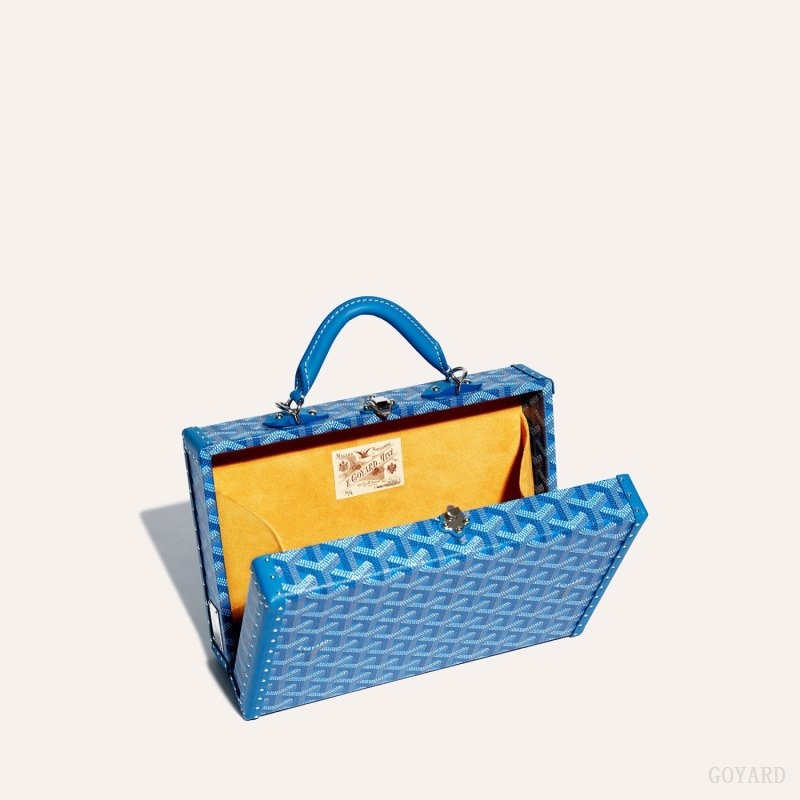 Goyard Grand Hôtel Trunk Bag Blå | VZNJ6515