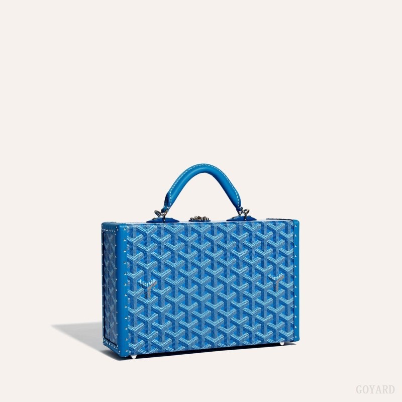 Goyard Grand Hôtel Trunk Bag Blå | VZNJ6515