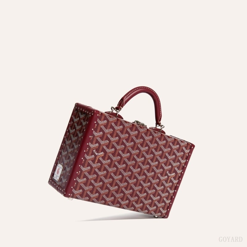 Goyard Grand Hôtel Trunk Bag Burgunder | GHQK4173