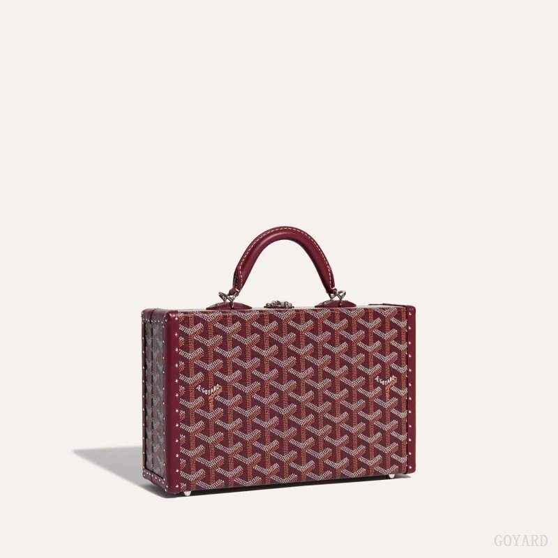 Goyard Grand Hôtel Trunk Bag Burgunder | GHQK4173