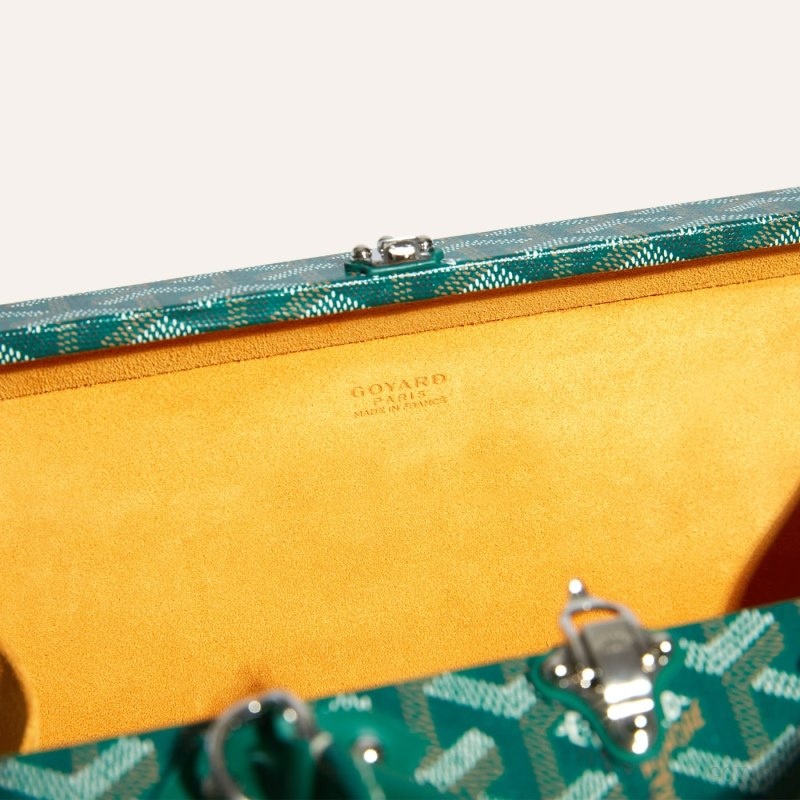 Goyard Grand Hôtel Trunk Bag Grønn | ZEYU9499