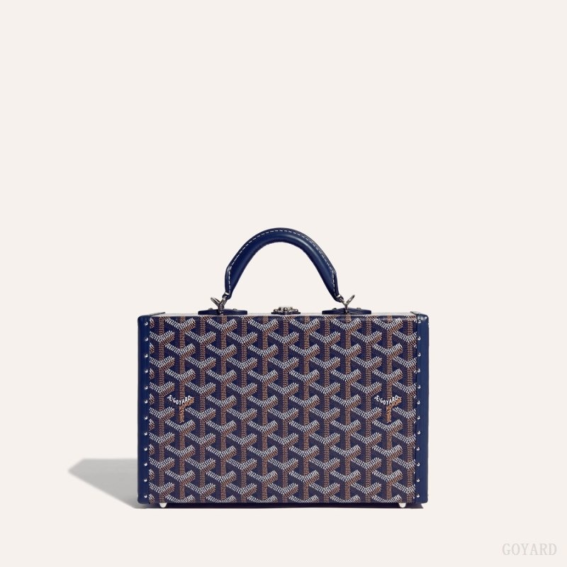 Goyard Grand Hôtel Trunk Bag Marineblå Blå | AGZS6720