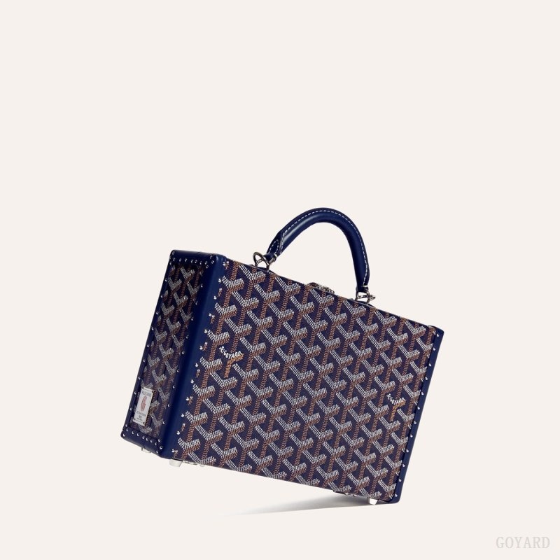 Goyard Grand Hôtel Trunk Bag Marineblå Blå | AGZS6720