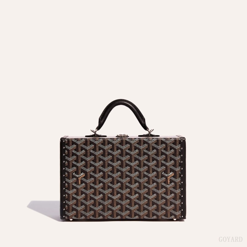 Goyard Grand Hôtel Trunk Bag Svarte | FFIG4766