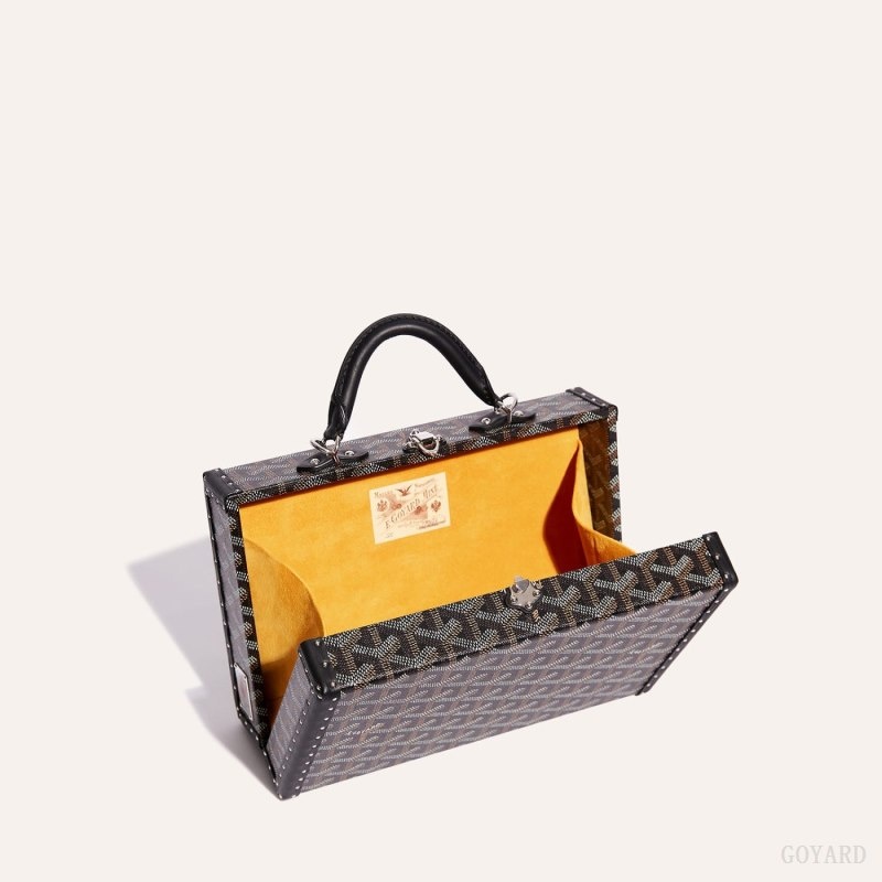 Goyard Grand Hôtel Trunk Bag Svarte | FFIG4766